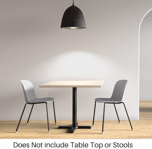 قاعدة طاولة معدنية بارتفاع طاولة طعام THONET 22 عرض × 30 عمق × 28.5 ارتفاع | قاعدة الطاولة المصنوعة من الحديد الزهر مثالية للمطاعم والمقاهي والحانات ومناطق الصالة والمنزل والمزيد| THT203-2230 صنع في أمريكا الشمالية in Kuwait