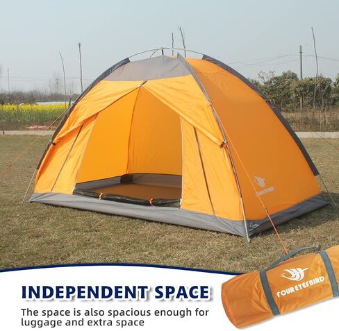 Arctic Lemmings 7.2 × 4 × 4 Feet Single Backpack Tent, Waterproof Camping and Hiking Tent can be Used by One Person, Light and Durable in Saudi Arabia