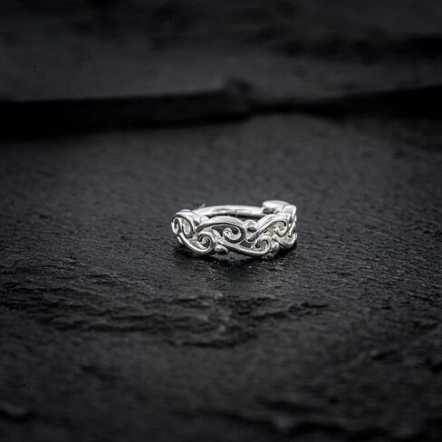 طوق الأنف الدائري، مجوهرات أنف فريدة من نوعها بوزن 18 جرام، مجوهرات ثقب مصنوعة يدويًا من Umanative (الفضة الاسترليني) in Kuwait