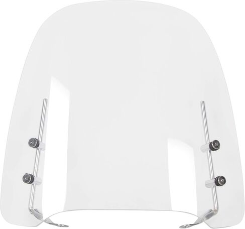 HECASA Clear 14.3"x16.5" Gy6 125cc 150cc Scooter Moped Dirt Bike Motorcycle Windshield Screen Compatible with Yamaha Honda Visor Scooter Windshield Transparent Acrylic in Saudi Arabia