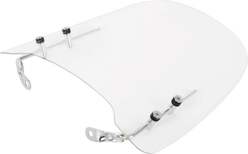 HECASA Clear 14.3"x16.5" Gy6 125cc 150cc Scooter Moped Dirt Bike Motorcycle Windshield Screen Compatible with Yamaha Honda Visor Scooter Windshield Transparent Acrylic in Saudi Arabia