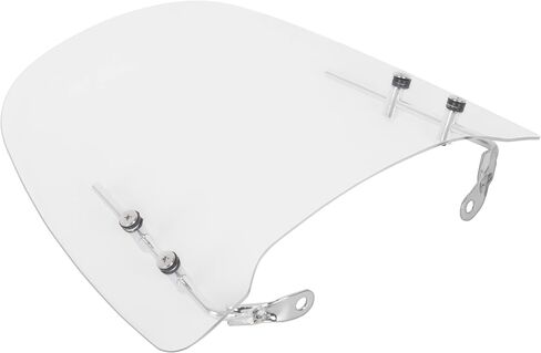 HECASA Clear 14.3"x16.5" Gy6 125cc 150cc Scooter Moped Dirt Bike Motorcycle Windshield Screen Compatible with Yamaha Honda Visor Scooter Windshield Transparent Acrylic in Saudi Arabia