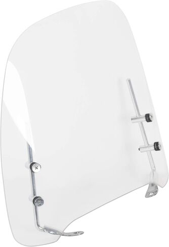 HECASA Clear 14.3"x16.5" Gy6 125cc 150cc Scooter Moped Dirt Bike Motorcycle Windshield Screen Compatible with Yamaha Honda Visor Scooter Windshield Transparent Acrylic in Saudi Arabia