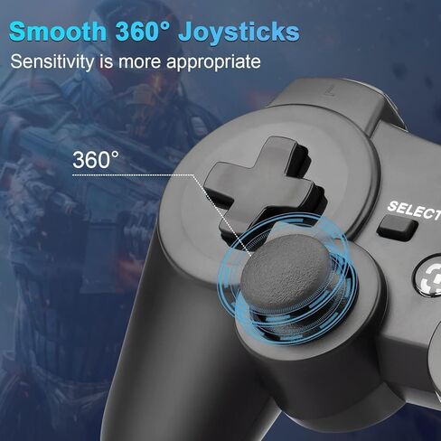 BELOPERA 2 Pack PS3 Controller، Cool Blue PS3 Controller Wireless for PlayStation 3 مع 2 كابلات USB in Kuwait