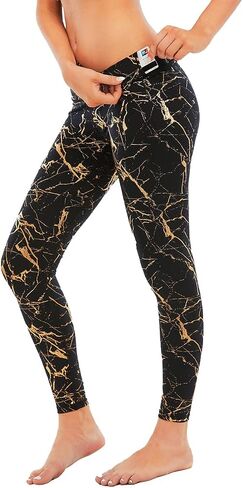 ADOREISM Women's Yoga Leggings High Waisted Tummy Control Women's Tights with Pocket in Saudi Arabia
