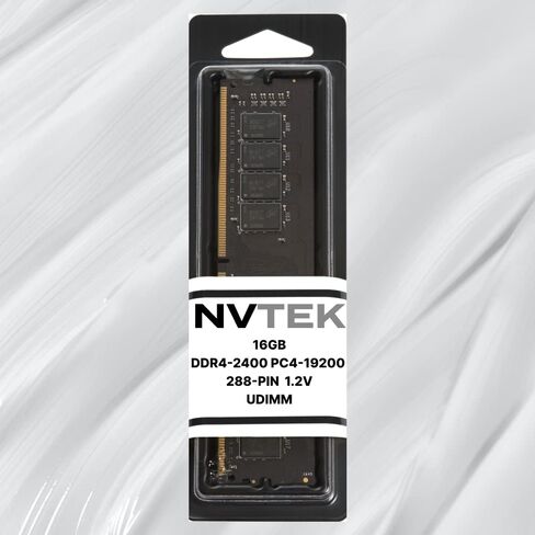 ذاكرة كمبيوتر مكتبي 8 جيجابايت (1 × 8 جيجابايت) DDR4 2400 ميجا هرتز PC4-19200 غير ECC UDIMM NVTEK in Kuwait