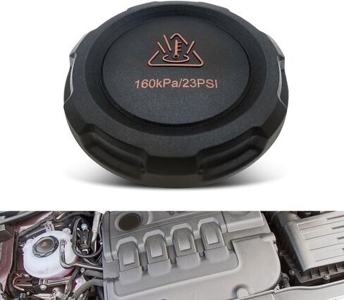 غطاء المبرد لخزان توسيع Cool-ant من NAJING مناسب لسيارة VW Mk6 Mk7 Golf Passat Tiguan Audi A1 A3 Q3 TT Skoda استبدال 2Q0121321A 2Q0121321 3C0121321 in Kuwait