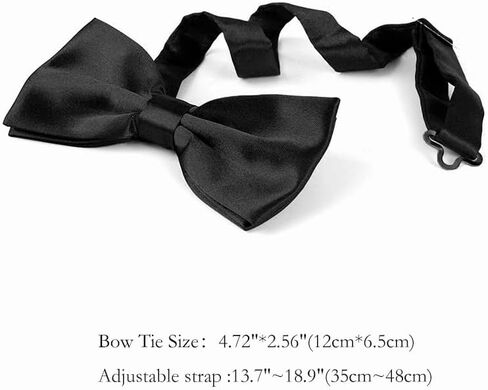 MUGIVALA ماركة رسمية Cummerbund ربطة القوس فيونكة جيب مربع منديل مجموعة للرجال بلون قابل للتعديل سهرة حفل زفاف in Kuwait