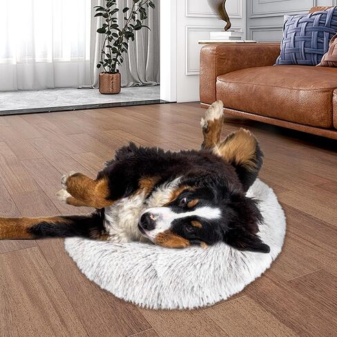 Pedobi Dog Claming Pillow for Large Dogs, Ultra Soft Dog Neck Pillow Improve Anxiety Relief Sleeping Improve, Machine Washable Pet Pillow for Dogs & Cats, Pet Calming Toy (18"x12"x4") Black in Saudi Arabia
