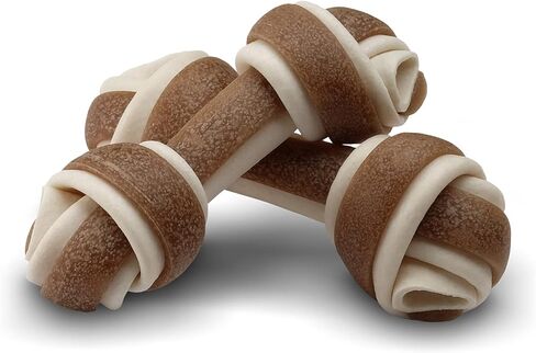 مكافآت الكلاب بيتر بونز من زيوس، مكافآت صحية للكلاب خالية من الجلود الخام، زبدة الفول السوداني، عظام صغيرة، 12 قطعة، 92746 in Kuwait