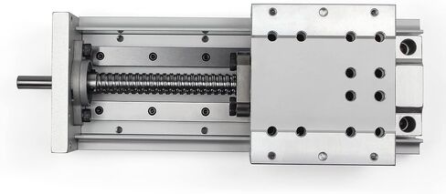 RATTMMOTOR FBX100-600mm Heavy CNC Linear Actuator Kit, Aluminum Alloy Fully Enclosed Linear Motion Stage Actuator Double Linear Slide Rail X Y Z Axis Linear Slide Table Linear Motion Guide for CNC in Kuwait