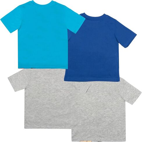 Disney Mickey Mouse & Friends Good Vibes Good Times Boys 4-Pack Short Sleeve T-Shirt Bundle Set for Kids and Toddlers in Saudi Arabia