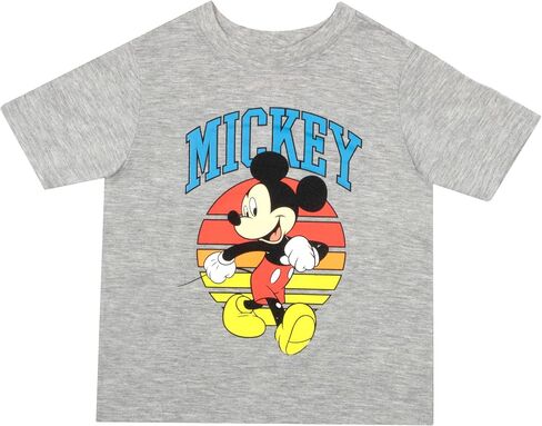 Disney Mickey Mouse & Friends Good Vibes Good Times Boys 4-Pack Short Sleeve T-Shirt Bundle Set for Kids and Toddlers in Saudi Arabia