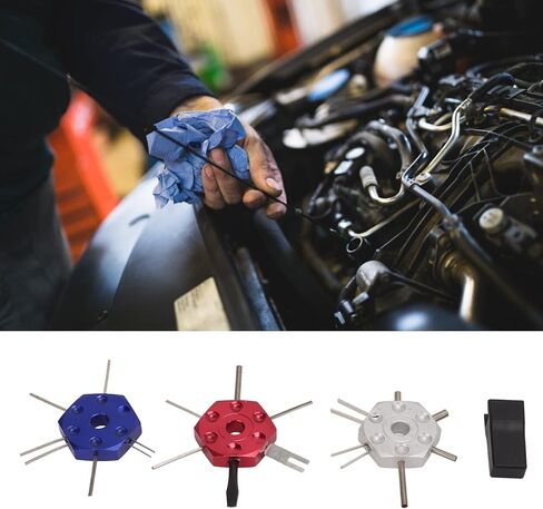 Wire Connector Tool Set, Car Wire Terminal Removal Tool Kit Protection Damage Free with Storage Box Replacement Wire Connector Terminal Pin Extractors in Saudi Arabia