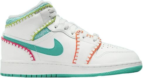 Jordan Youth 1 Mid GS DM6218 100 متعدد الحياكة - مقاس 7Y in Saudi Arabia