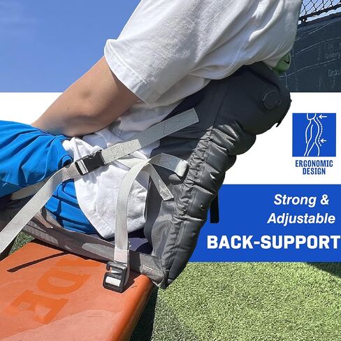 مقاعد الاستاد القابلة للطي من جلينيتيفاي، كرسي تخييم قابل للنفخ، مقاعد مبيضة مقاومة للماء، خفيفة الوزن مع أشرطة قابلة للتعديل مدمجة للتخييم والمشي لمسافات طويلة والشاطئ ورحلات السيارة. in Kuwait