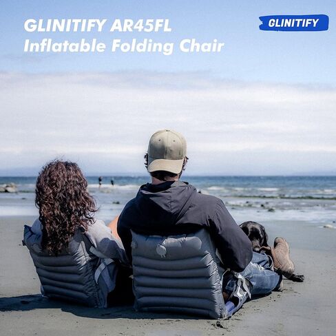 مقاعد الاستاد القابلة للطي من جلينيتيفاي، كرسي تخييم قابل للنفخ، مقاعد مبيضة مقاومة للماء، خفيفة الوزن مع أشرطة قابلة للتعديل مدمجة للتخييم والمشي لمسافات طويلة والشاطئ ورحلات السيارة. in Kuwait