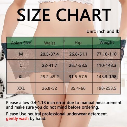 SWANDESIGN Womens Lace Underwear Sexy Panties High Elasticity Soft and Comfortable Lace Boyshorts Panties For Women in Saudi Arabia