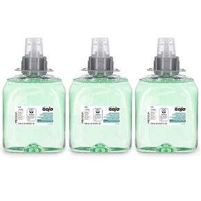 Gojo Green Certified Foam Hand Cleaner, Fragrance Free, 1250 mL Hand Soap Refill FMX-12 Push-Style Dispenser (Pack of 4) - 5165-04 in Saudi Arabia