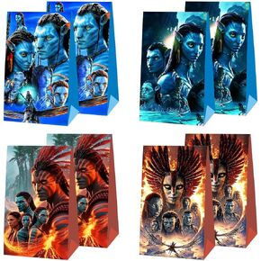 VAESCOL 12Pcs Avatar Party Gift Bags Goodie Bags for Avatar Birthday Decorations Party Supplies in Kuwait