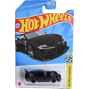 Hot Wheels '20 Toyota GR Supra, Speed Graphics 5/10, Black in Kuwait