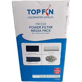 حزمة وسائط مرشح حوض السمك Top Fin Power. أحجام مختلفة للاختيار من بينها. (برو30) in Kuwait