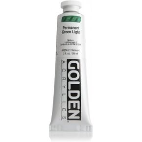 Golden Artist Acrylic, 2 Ounce Tube, Permanent Green Light (1250-2) in Kuwait