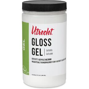 Utrecht Artists' Acrylic Gel Medium - Gloss Gel Medium, Quart in Kuwait