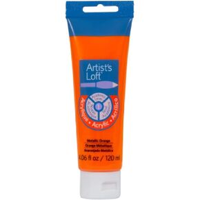 طلاء أكريليك معدني من Artist's Loft 4oz. (برتقالي معدني) in Kuwait