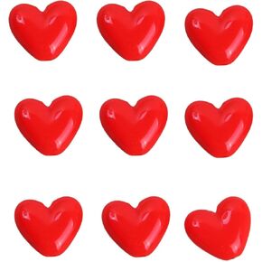 50 قطعة من الخرز الكريستالي الأكريليك على شكل قلب وردي شفاف لعيد الحب خرز سوار 12 مم فاصل فضفاض صغير مصنوع يدويًا على شكل قلب لصنع المجوهرات وقلادة DIY in Kuwait