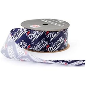 New England Football Ribbon 1-5/16" by 12-Foot Polyester Spool in Kuwait
