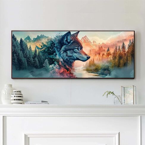 VAIIEYO Large Diamond Art Kits for Adults Sea Turtle, Diamond Art Dolphin Animal, Large Diamond Painting Kits Full Drill Round Rhinestone Craft Canvas for Home Wall Decor Gift 12x31 inch in Saudi Arabia