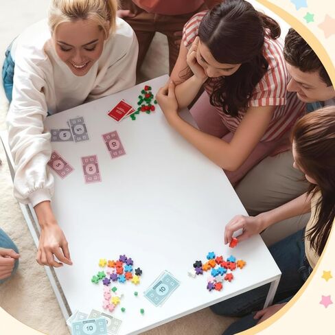 120 Pcs Wooden Meeples Colorful Meeples Pieces Games Accessories Family Board Game Tokens, Player Pieces, Creative Projects in Saudi Arabia