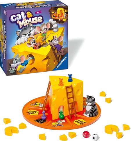 Ravensburger Cat & Mouse Board Games for Children Age 4 Years Up - 2 to 4 Players - Kids Gifts in Saudi Arabia