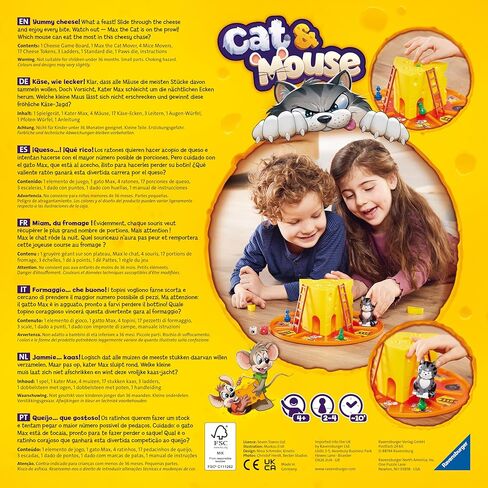 Ravensburger Cat & Mouse Board Games for Children Age 4 Years Up - 2 to 4 Players - Kids Gifts in Saudi Arabia