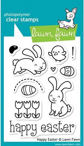 حزمة ختم وقوالب عيد الفصح السعيد من Lawn Fawn - عنصران in Kuwait
