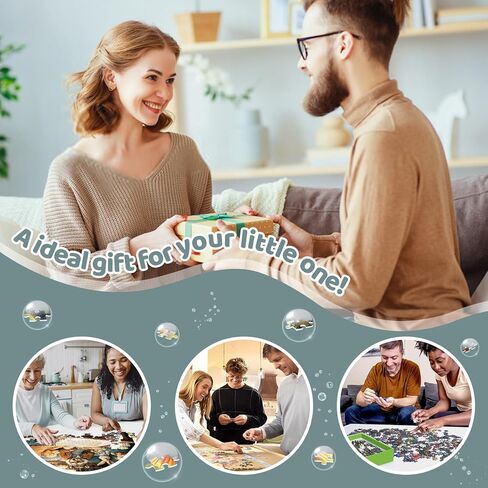 أحجية مكونة من 500 قطعة للبالغين - ألغاز راكون الجد التي تحكي قصص الصور المقطوعة 500 قطعة، ألغاز للكبار 500 قطعة، مثالية للتحدي في ليالي الألعاب، 20.5 × 15 بوصة in Kuwait