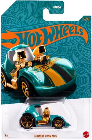 Hot Wheels - الذكرى السنوية الـ 56 لللؤلؤ والكروم - مقياس 1:64 - مطحنة مزدوجة ملونة 5/6 - نموذج سيارة لهواة التجميع HVX08 in Saudi Arabia