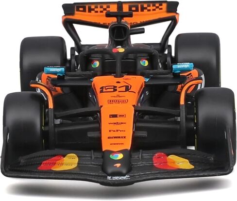 Bburago MCL39#81 Oscar Piastri Formula One F1 Australian GP (2025) "Race Series 1/43 Diecast Model Car 38248OP in Saudi Arabia