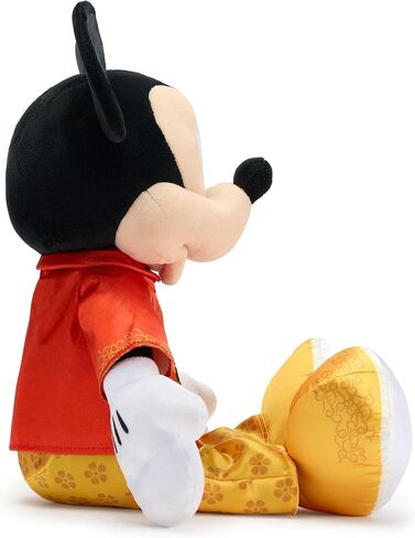 Disney Store Official Mickey Mouse 2026 Lunar New Year Plush - Year of The Fire Horse - Satin Outfit with Embroidered Tunic & Floral Pants - Disney Plushy with Detailed Plush Sculpting - 17" in Saudi Arabia