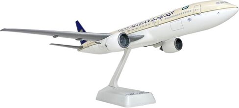 Flight Miniatures Saudi Arabian (97-Cur) 777-200 1:200 Scale - Plastic Snap-Fit Model Airplane - Collectible Replica of Saudi Arabian Airlines Aircraft - Part# ABO-77720H-015 in Saudi Arabia