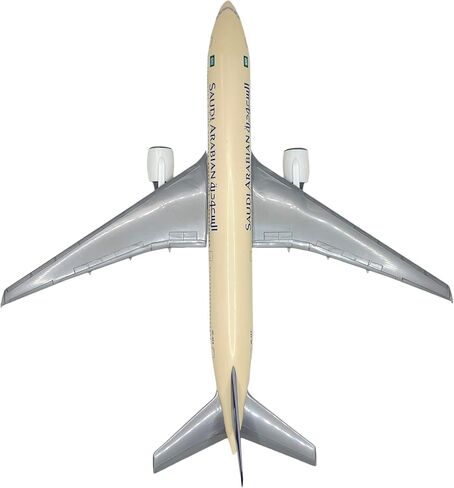 Flight Miniatures Saudi Arabian (97-Cur) 777-200 1:200 Scale - Plastic Snap-Fit Model Airplane - Collectible Replica of Saudi Arabian Airlines Aircraft - Part# ABO-77720H-015 in Saudi Arabia