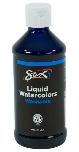 Sax - 404584 True Color Concentrated Washable Liquid Watercolor - 8 Ounces - Blue in Saudi Arabia