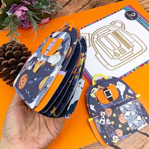 Alinacutle 1PC Backpack Album School Bag Dies Metal Cutting Die Cut for Handmade Card Making Scrapbooking Album Paper Gift Holiday Decor Handmade Template in Saudi Arabia