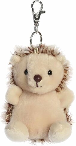 Aurora® Adorable Palm Pals™ Hedgie Hedgehog™ Clip-On - Fun Collectible Plush for Kids and Adult Collectors - Perfect for Decorating Rooms and Birthday Gifts - Brown 4 Inches in Saudi Arabia