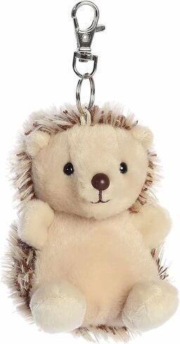 Aurora® Adorable Palm Pals™ Hedgie Hedgehog™ Clip-On - Fun Collectible Plush for Kids and Adult Collectors - Perfect for Decorating Rooms and Birthday Gifts - Brown 4 Inches in Saudi Arabia