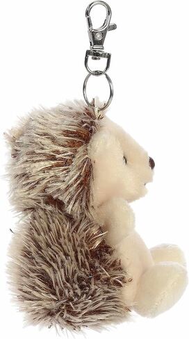 Aurora® Adorable Palm Pals™ Hedgie Hedgehog™ Clip-On - Fun Collectible Plush for Kids and Adult Collectors - Perfect for Decorating Rooms and Birthday Gifts - Brown 4 Inches in Saudi Arabia