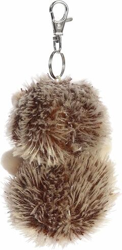 Aurora® Adorable Palm Pals™ Hedgie Hedgehog™ Clip-On - Fun Collectible Plush for Kids and Adult Collectors - Perfect for Decorating Rooms and Birthday Gifts - Brown 4 Inches in Saudi Arabia