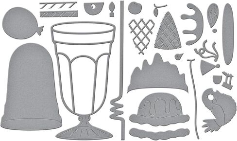 Spellbinders S5-725 Fountain Wishes Etched Dies from The Happier Hour Collection in Saudi Arabia
