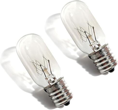 2 حزمة 10692 لمبة الميكروويف 110-130 فولت الجهد العريض E17 T7 5 واط متوافق مع لمبة الأجهزة GE يناسب لمبة الأجهزة مصباح الحمم البركانية in Kuwait